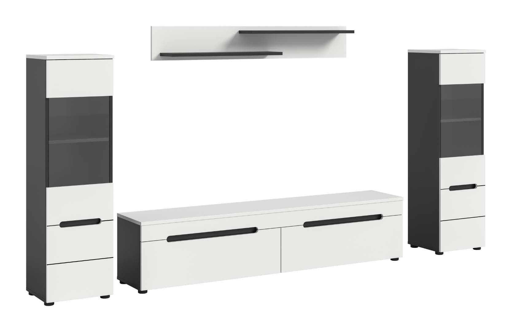 Canu Regal C14 System weiß, dunkelgrau.