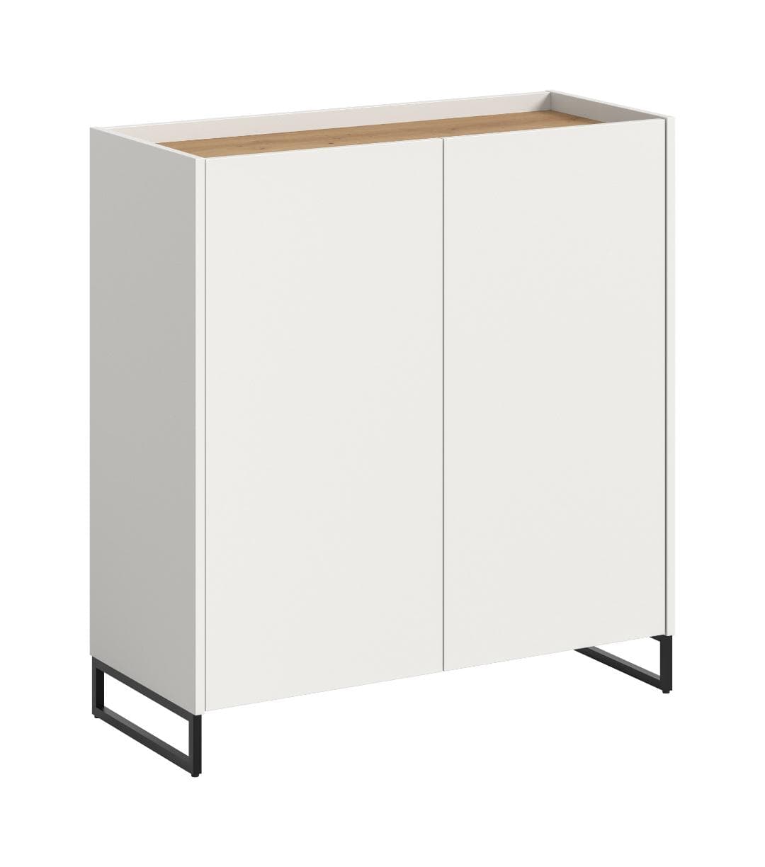 Drive Schuhschrank 2 Türen weiß.