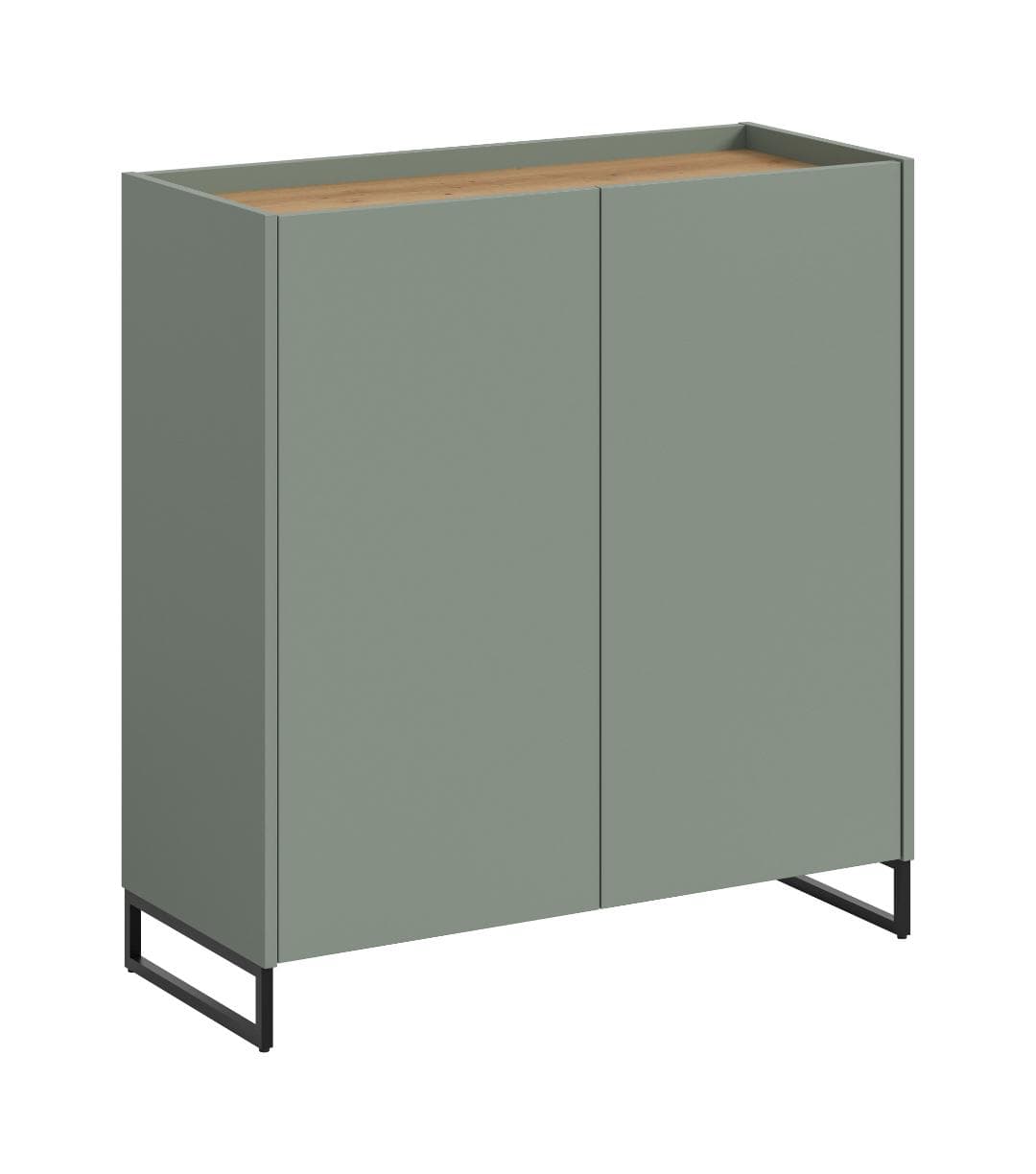 Drive Schuhschrank 2 Türen Salbeidekor.