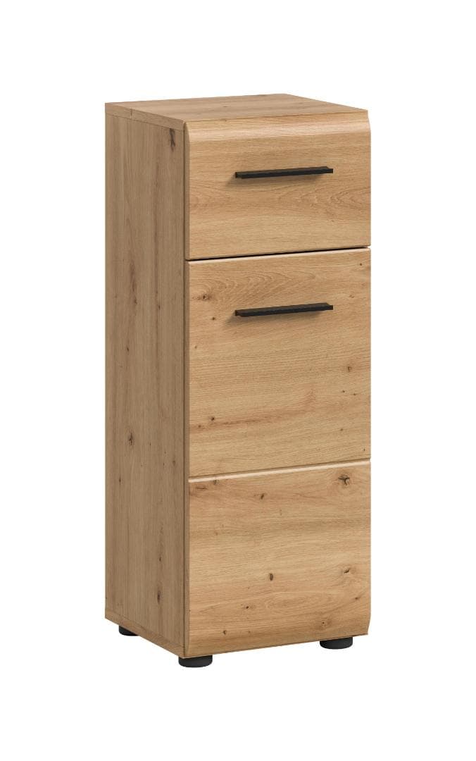 Ice Badschrank 1 Tür, 1 Schublade Eiche Dekor.