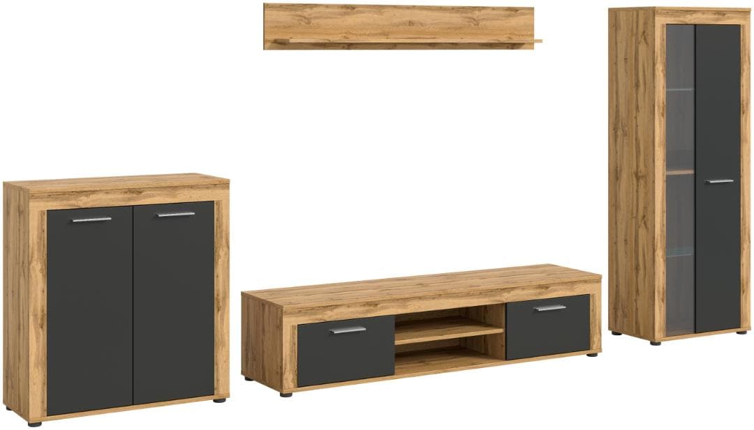 Jam Regal J6 System grau, Eiche Dekor.