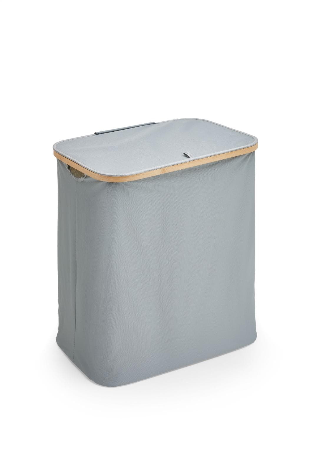 Karin Wäschekorb grau, Bambus.