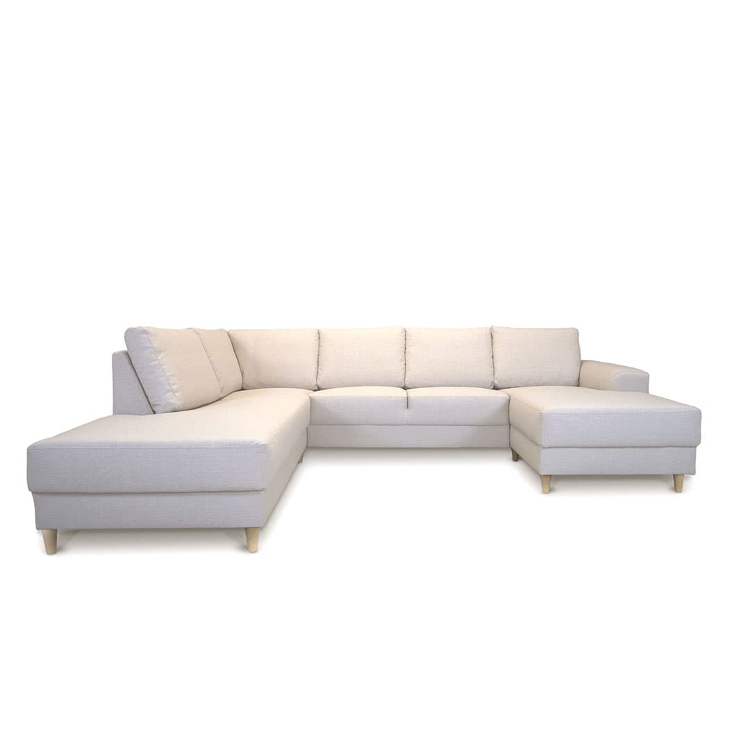 Nordic Usofa links gewendet hell beige.