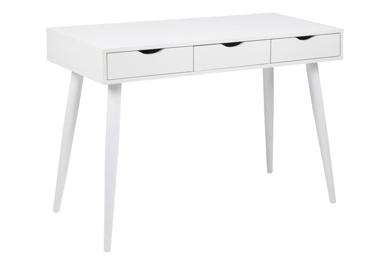 Nula Schreibtisch mit 3 Schubladen in weiss.