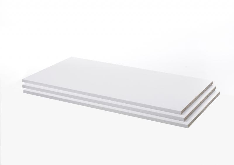 Verona 3 extra Ablagen Breite 89 cm weiß.