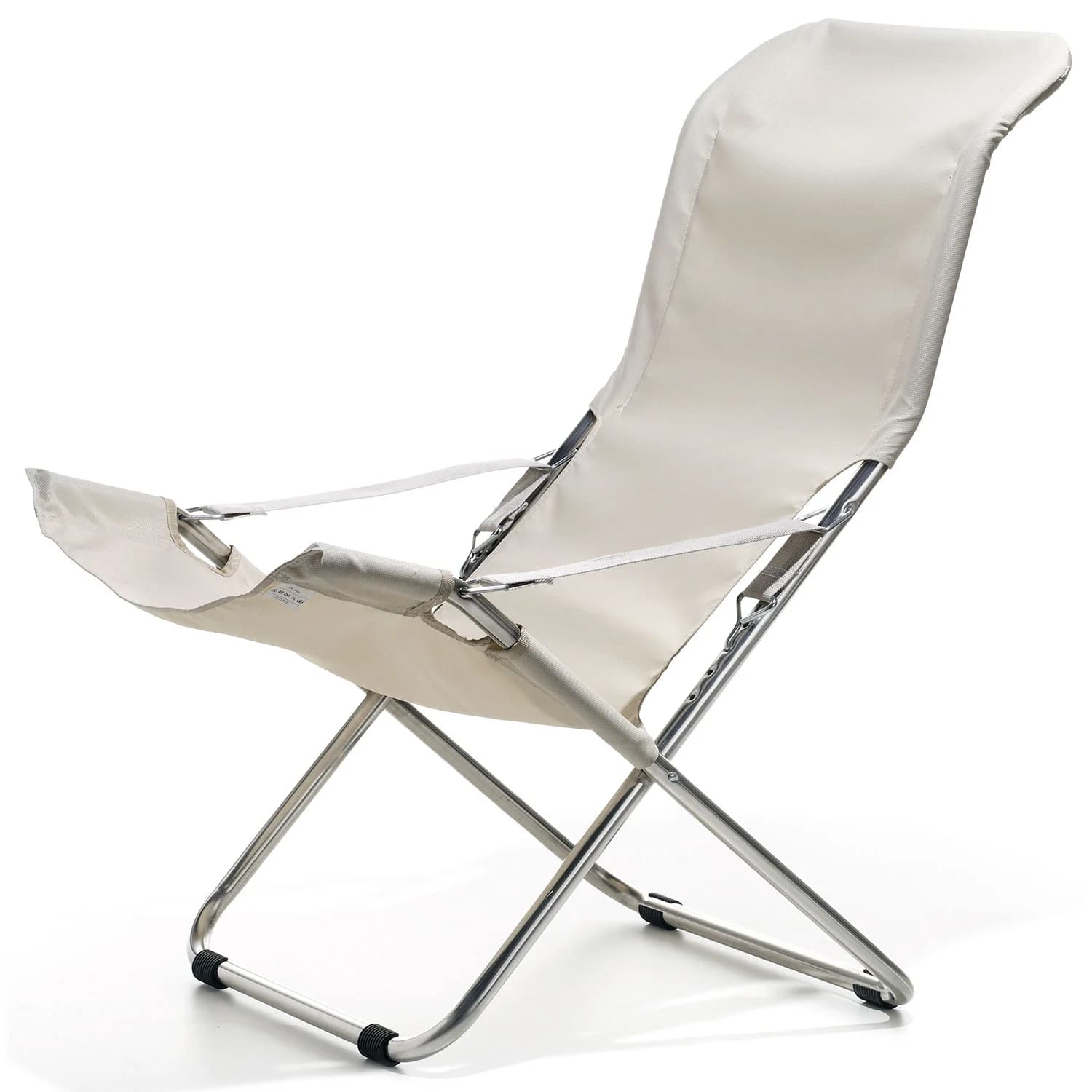 Fiam, Fiesta Liegesessel weißgrau Aluminium