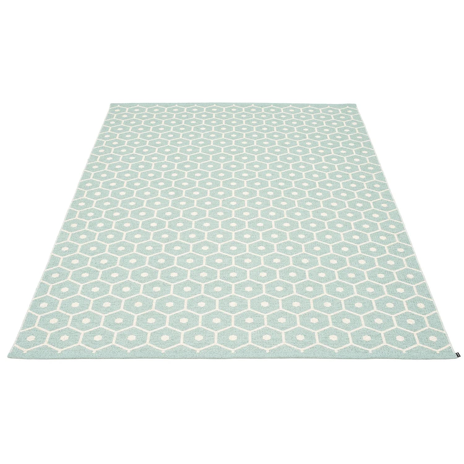 Pappelina, Honey Teppich 180x260 cm pale turquoise / vanilla