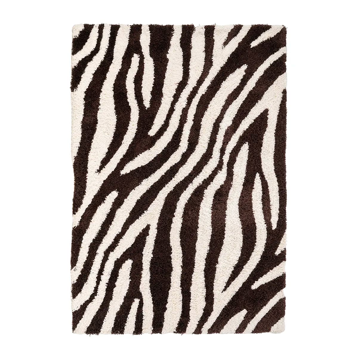 By-Boo, Zebra-Teppich Marty 190x290 cm Brown