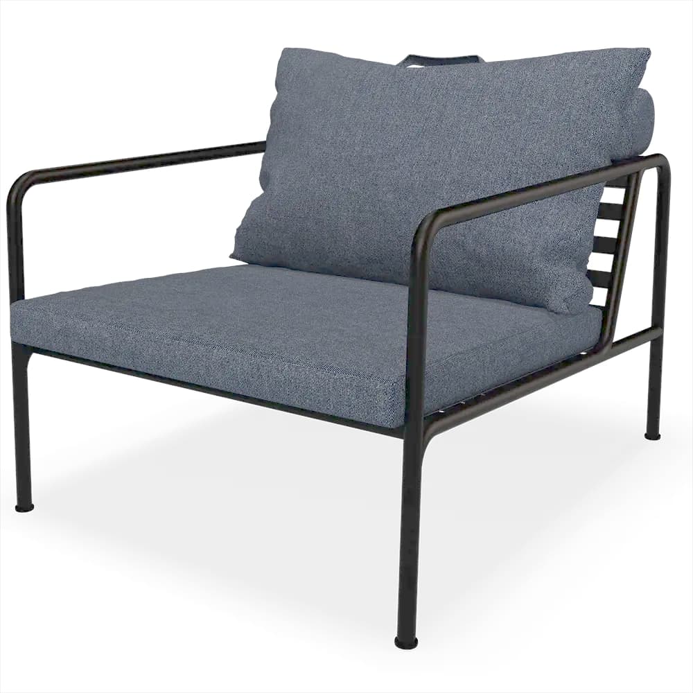 Houe, Avon Sessel Sky/Schwarz
