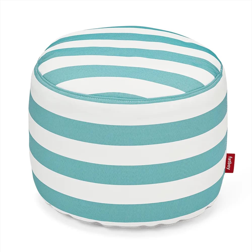 Fatboy, Point Outdoor Hocker stripe azurblau