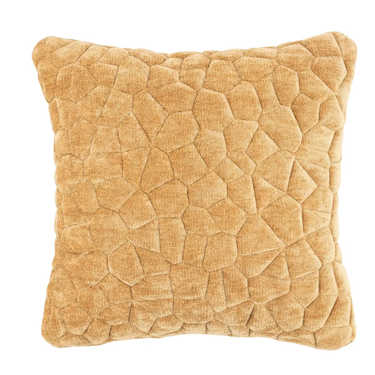 By-Boo, Dekokissen Stitch Gold 45x45 cm