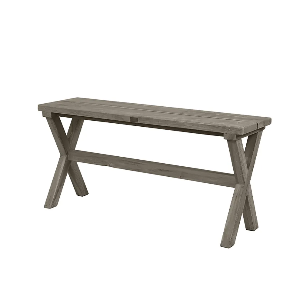 Cross Bench Charcoal 100cm