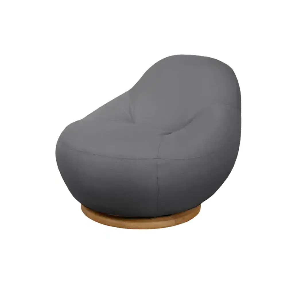 Cane-line, Gem loungesessel m/teak svirvel Grey, AirTouch