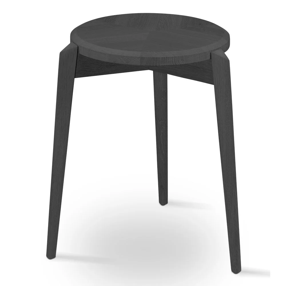 Skovby, Hocker SM840 Eiche schwarz lackiert