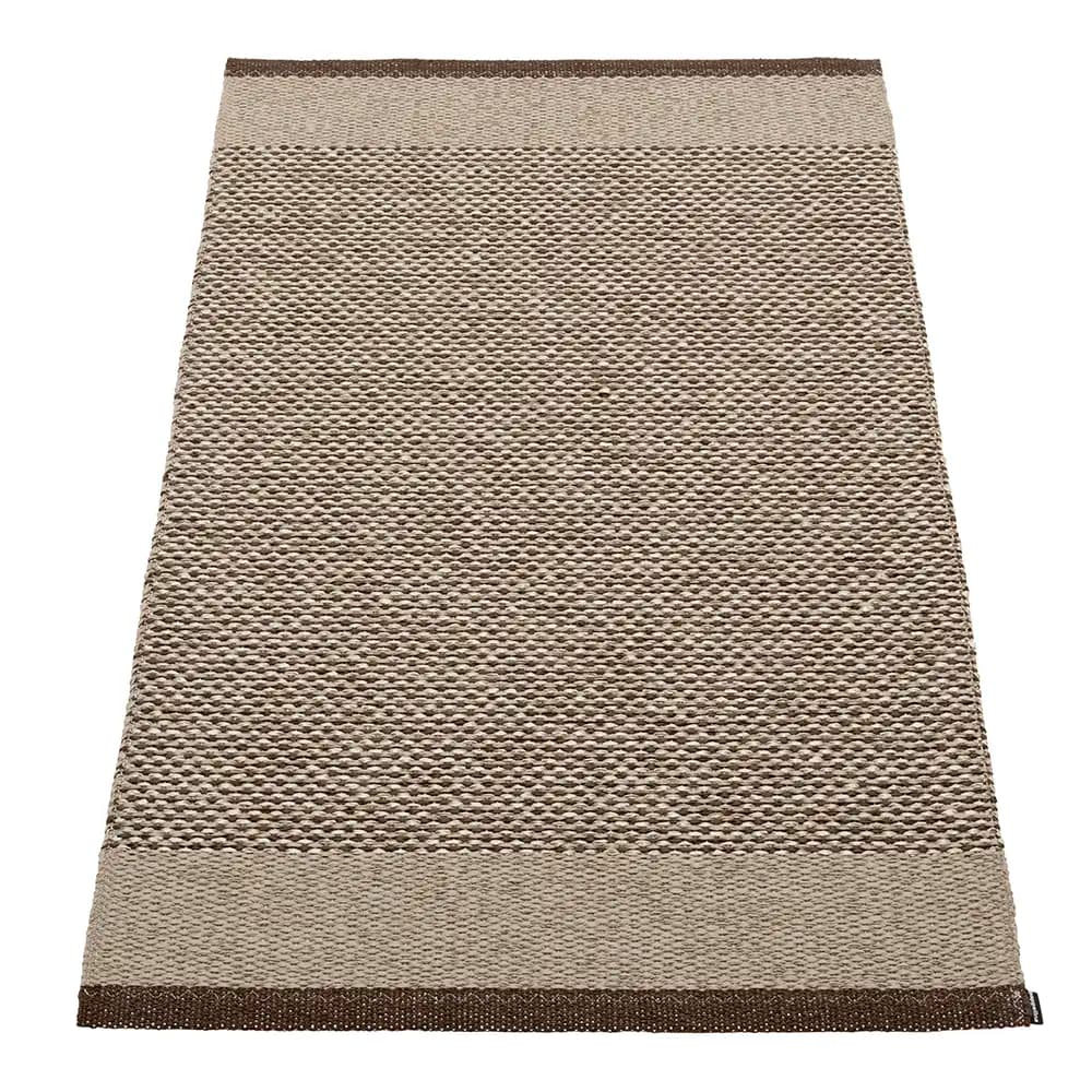 Pappelina, Edit Teppich 70x120 cm Dark Brown