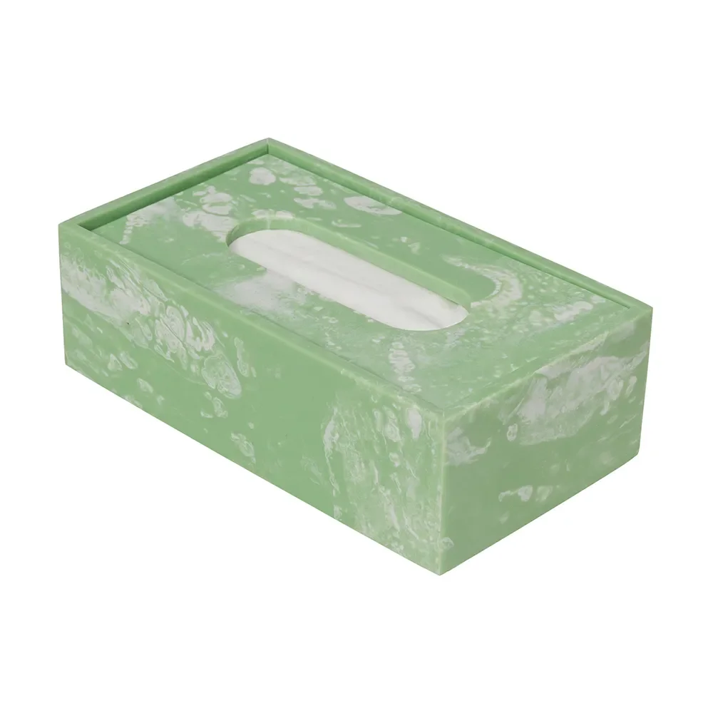 ferm LIVING - Mist Tissue Aufbewahrungsbox Seafoam
