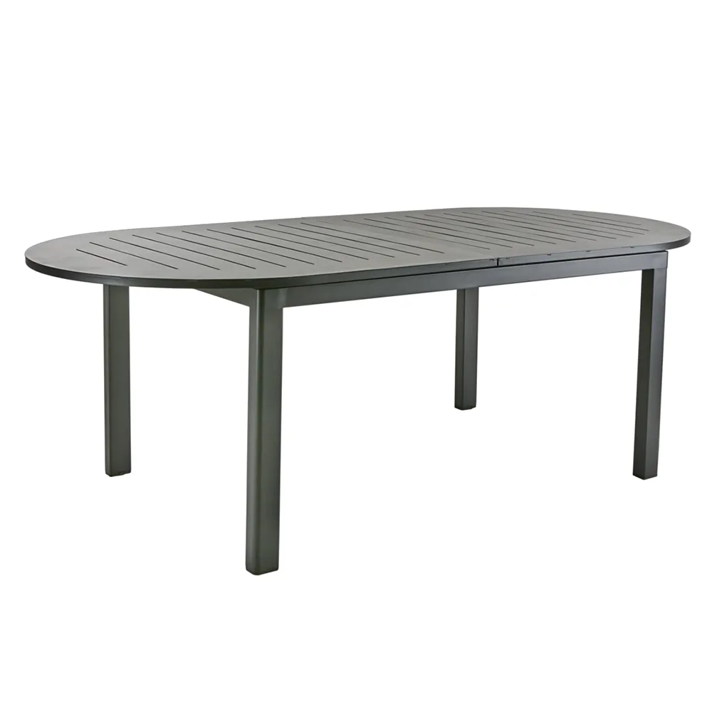 Brafab, Lomma Esstisch 110x220-280 cm elipse Black