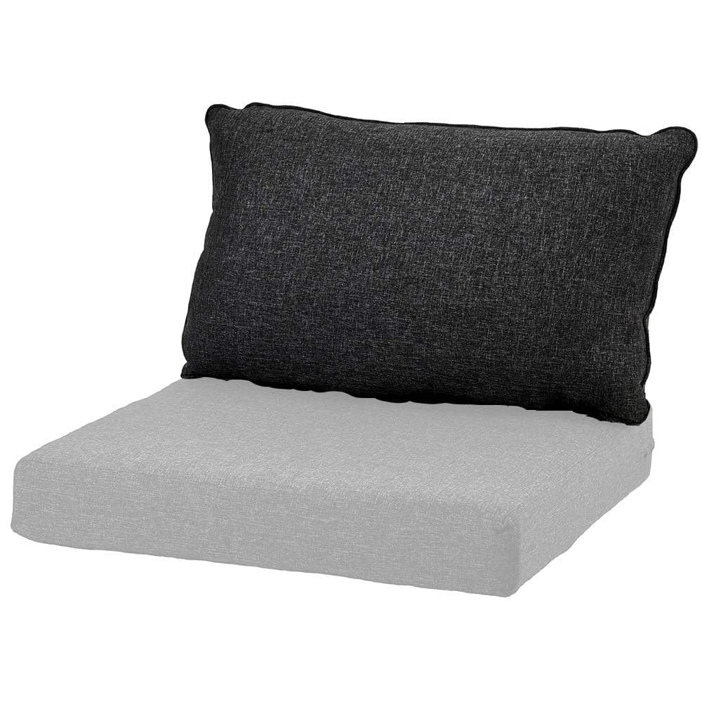 Fritab, Rückenkissen Isolde W65 H38 Schwarz #591