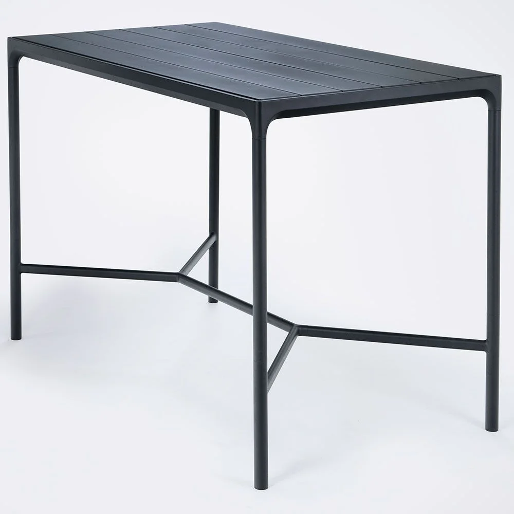 Houe, Four Stehtisch 160x90 cm schwarz Aluminium