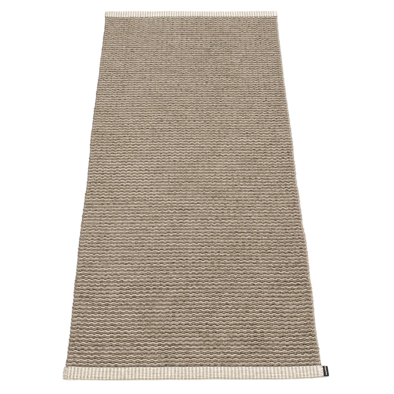 Pappelina, Mono Teppich 60x150 cm dark mud / mud
