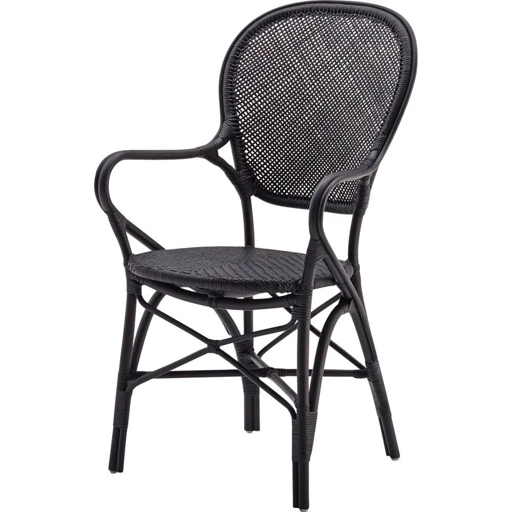 Sika Design, Rossini Rattanstuhl Schwarz