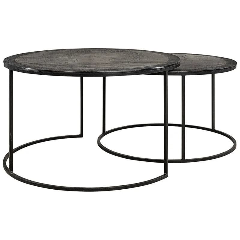 Artwood, Amadeo 2-tlg. Couchtisch Schwarz