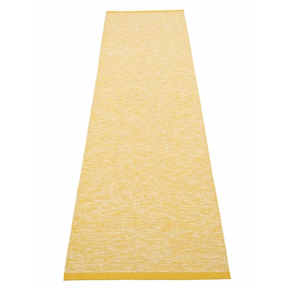 Pappelina, Sam teppich 70 x 300 cm Mustard/Cream