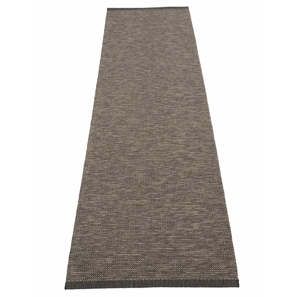 Pappelina, Sam teppich 70 x 300 cm Black/Walnut