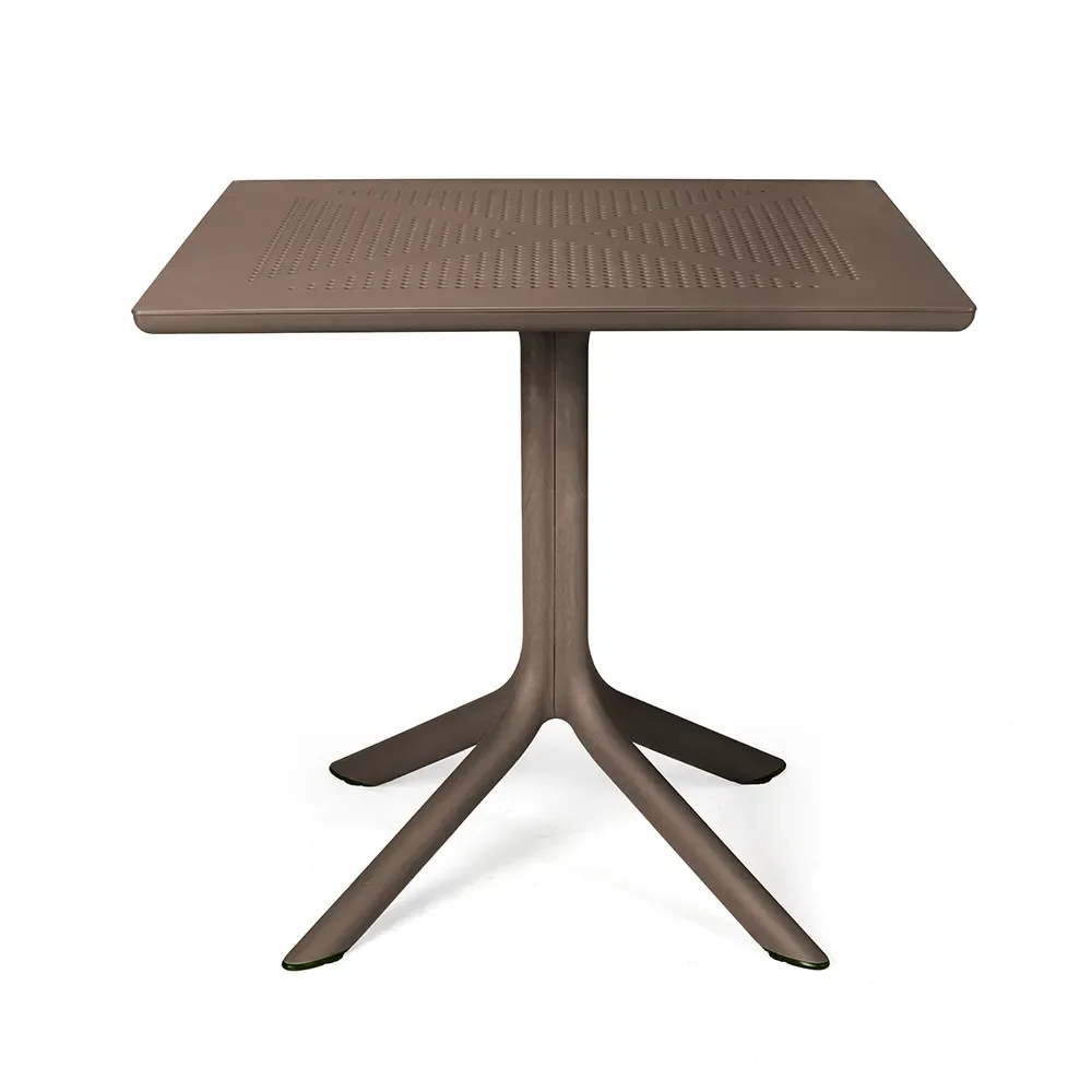 Nardi, Clip tisch 80x80 cm Tabacco