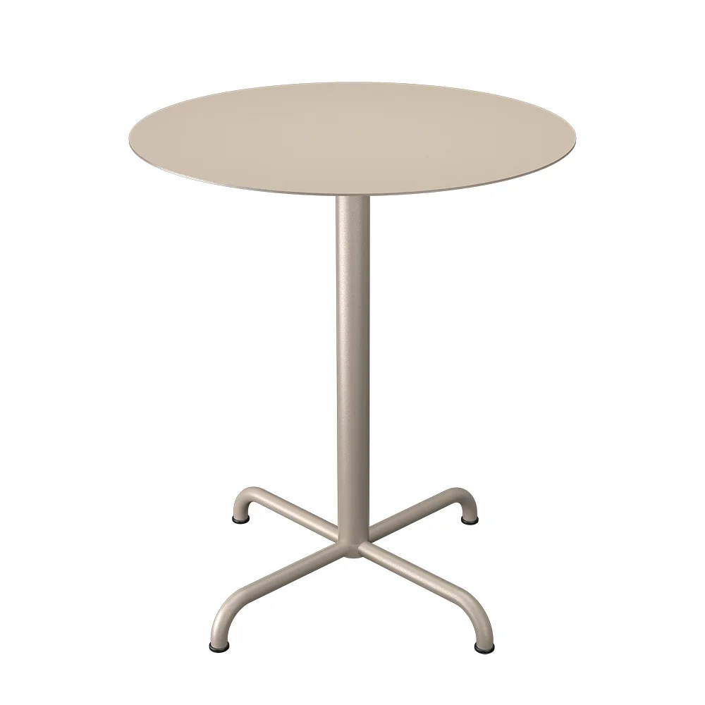 Houe, PICO Couchtisch Ø64 cm, Gestell 4 Beine beige