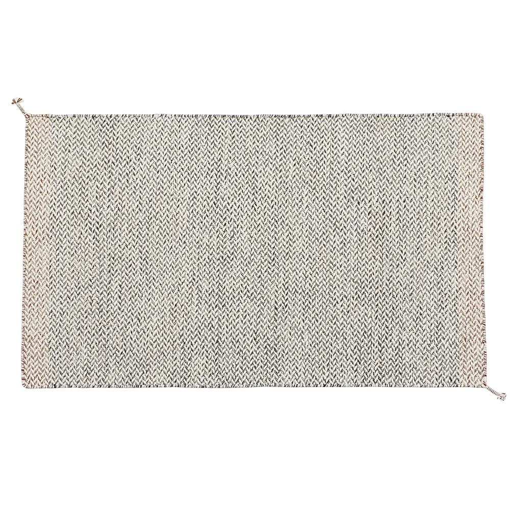 Muuto Ply Teppich 85x140 cm Black-white