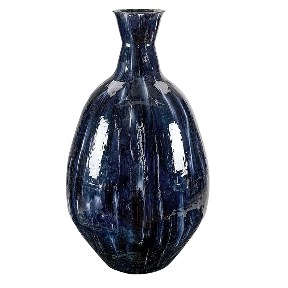 Belmont Floor Urn Indigo Low