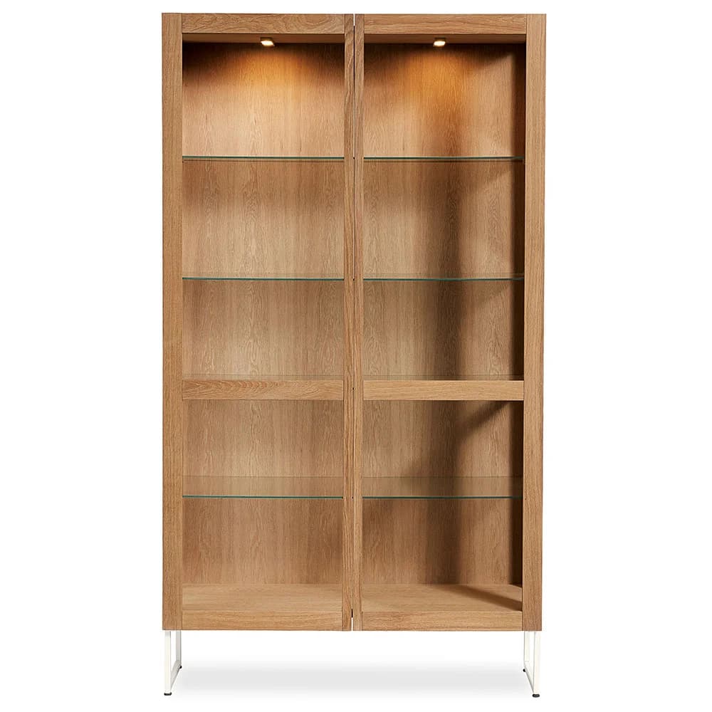 Skovby, Sm452 Vitrinenschrank Eiche Natur geölt 100X43X162Cm