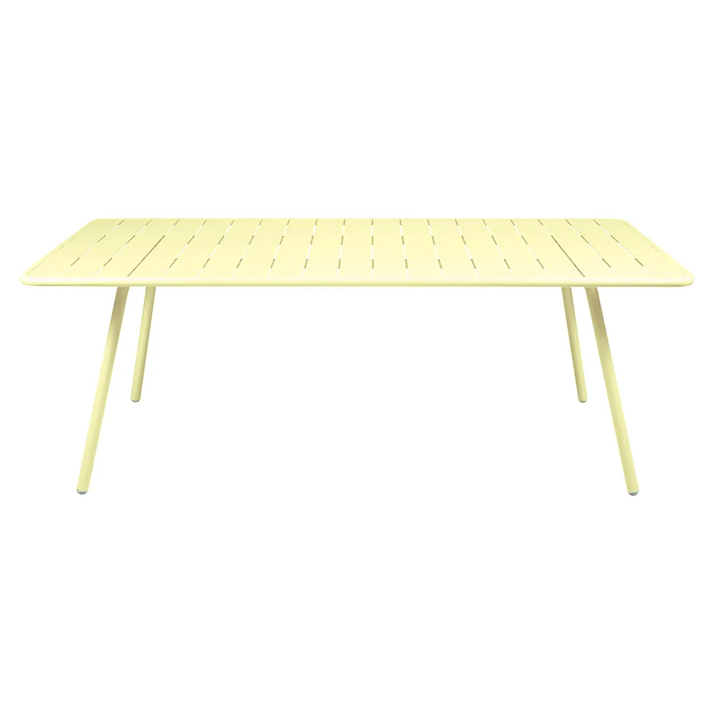 Fermob, Luxembourg esstisch 100x207 cm Frosted Lemon