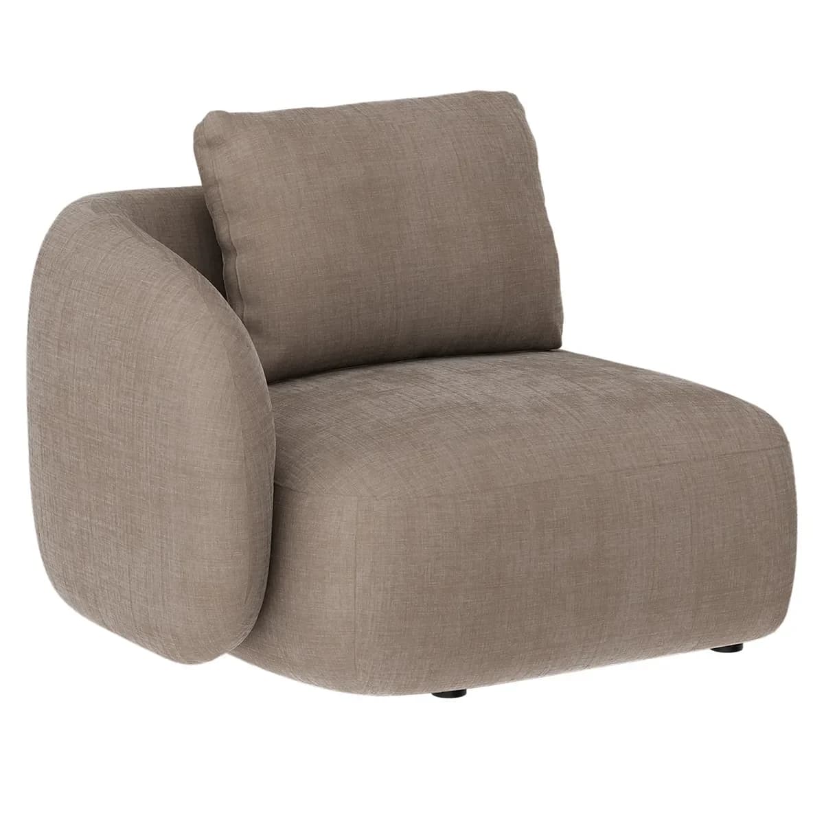 Artwood, Dixon 1-Sitzer Sektion links Gabby taupe