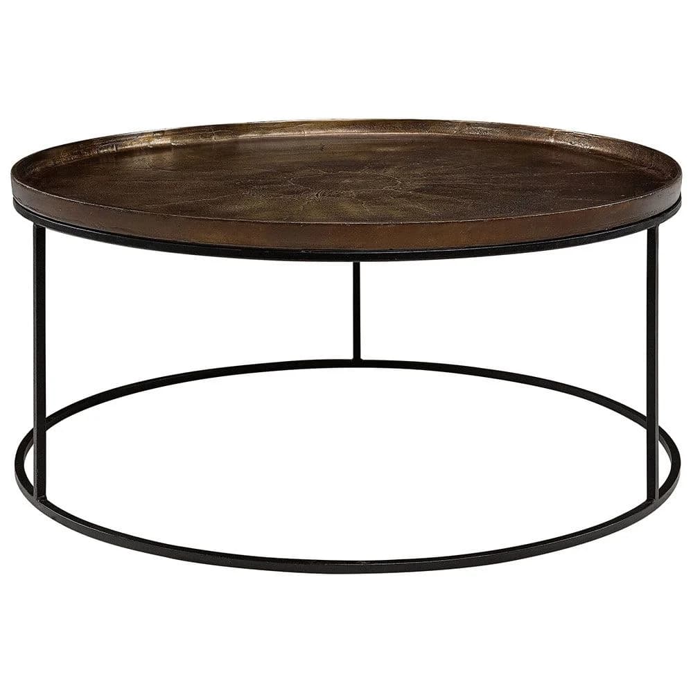 Artwood, Fabio Vintage Couchtisch aus Messing