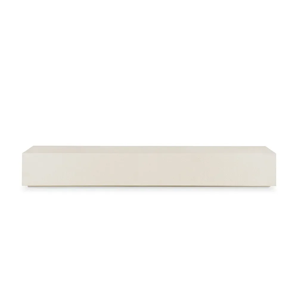 Ethnicraft, Elements Bodenregal/Bank - Off White 220x45x30 cm