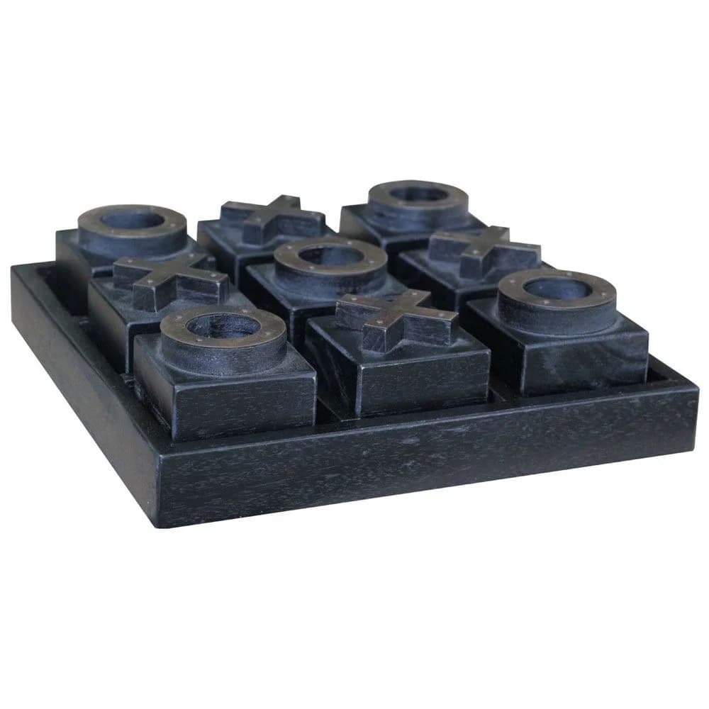 Criss Cross Tic-Tac-Toe Black