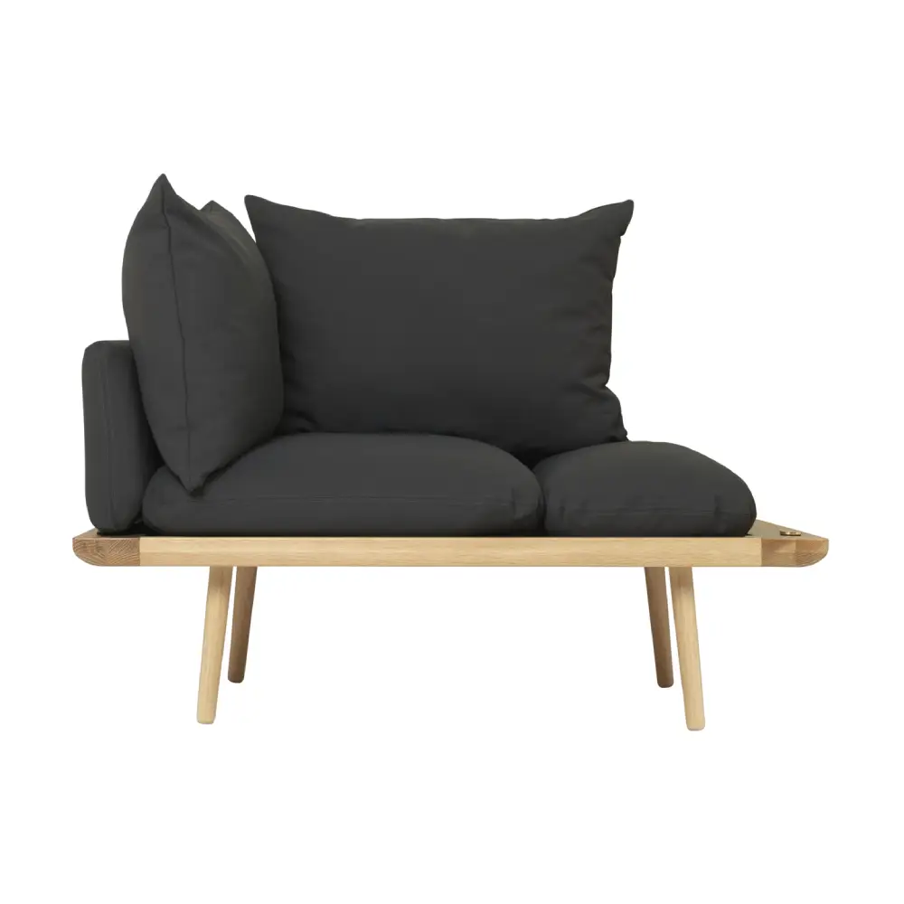 Umage, Lounge Around 1,5-Sitzer-Sofa Oak/Shadow