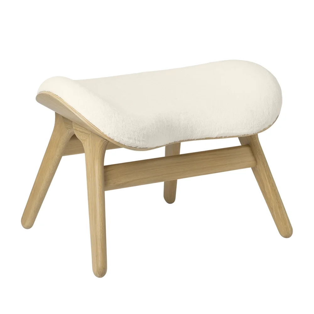 Umage, A Conversation Piece Ottoman Fußhocker Oak/Teddy White