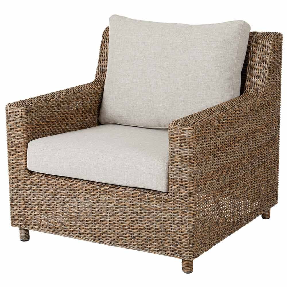 Brafab, Sandkorn Sessel natürliches synthetisches Rattan