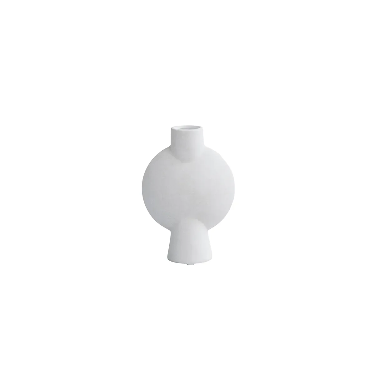 101 Copenhagen, Handbemalte Vase Sphere Bubl Mini Bone White H19 cm