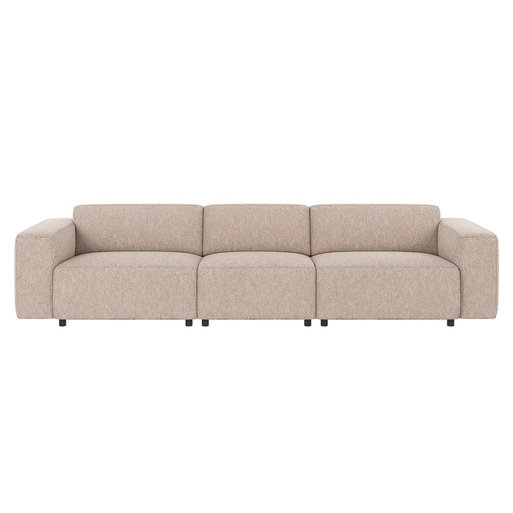 Rowico Home, Willard Sofa 4-Sitzer Stoff Alice hellbeige