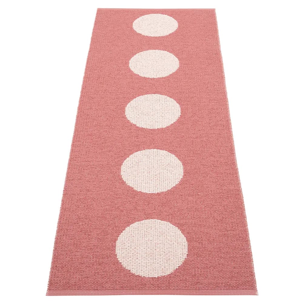 Pappelina, Vera Pop teppich Blush/Pearl Pink 70 x 200cm
