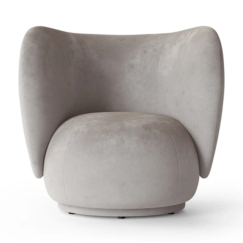 Ferm Living, Rico Lounge sessel Faded - Concrete