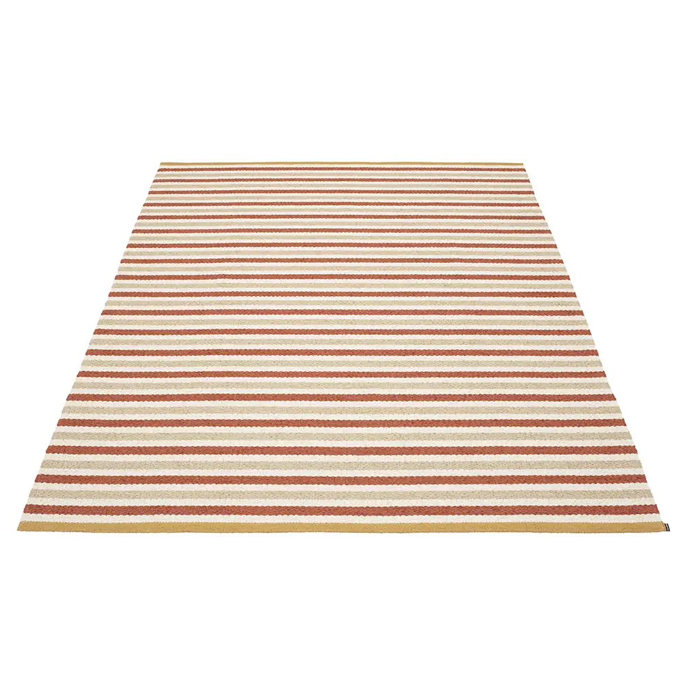 Pappelina, Teo Teppich 180x260 cm Brick/Beige/Vanilla