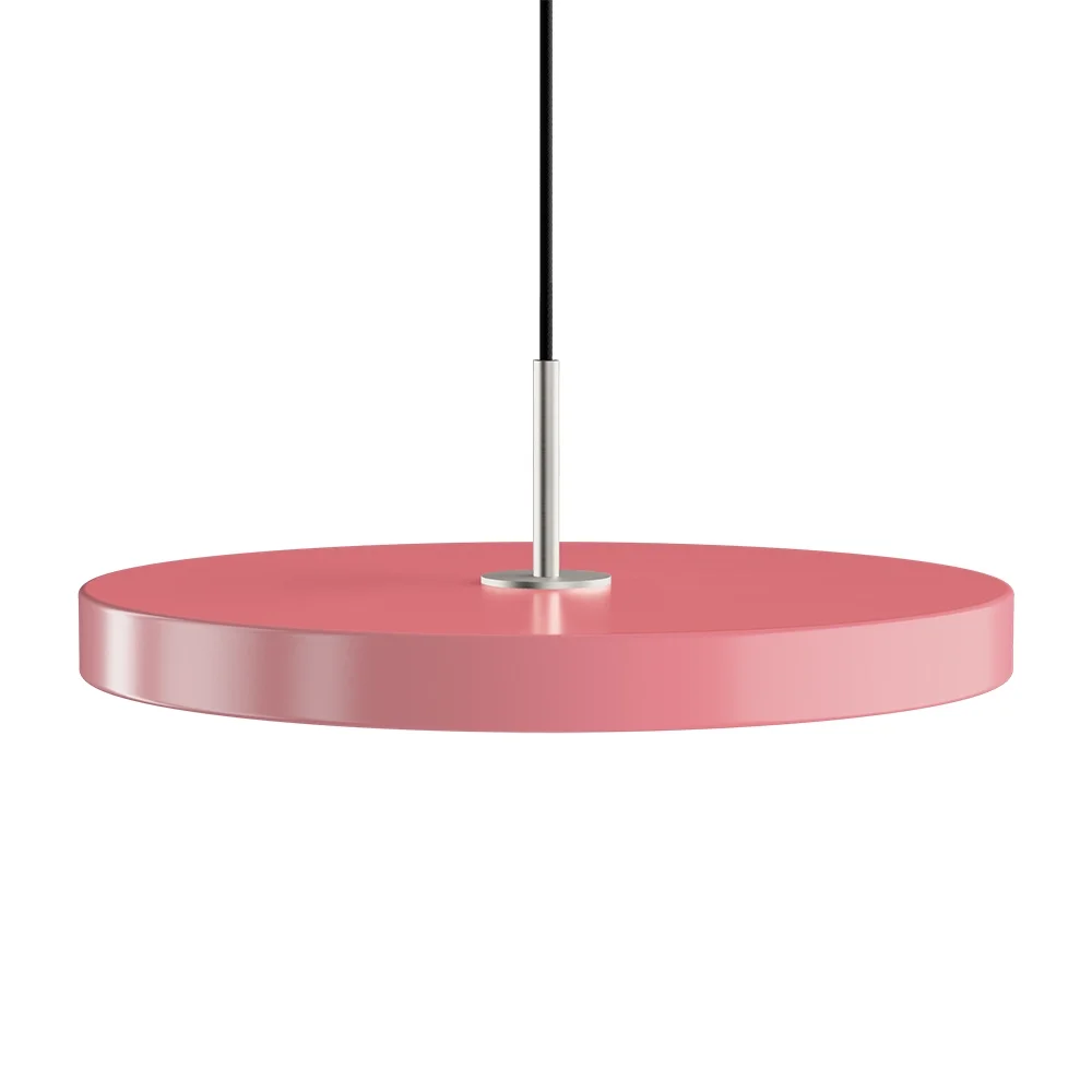 UMAGE - Asteria Plus Pendelleuchte, Ø 43 cm, hellrosa/Stahl