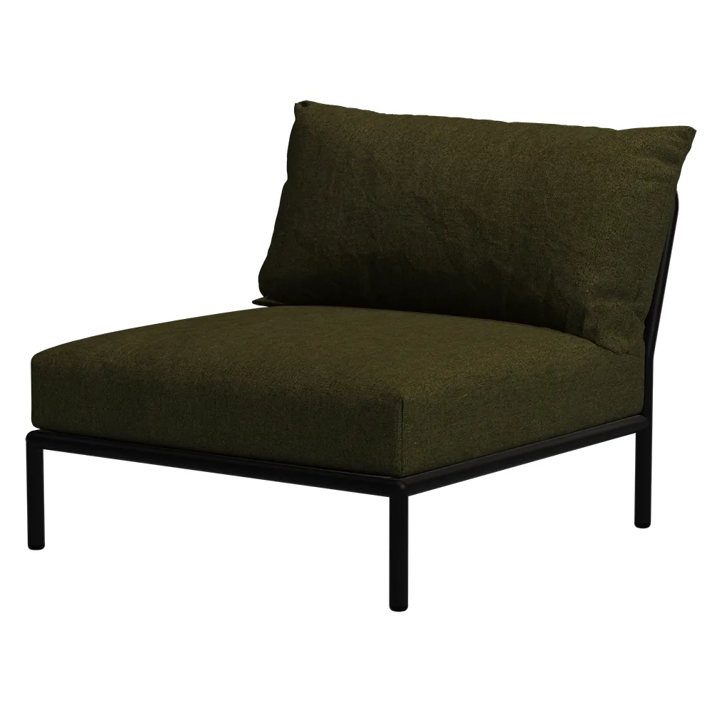 Houe, Level 2 Sessel Leaf/Dunkelgrau