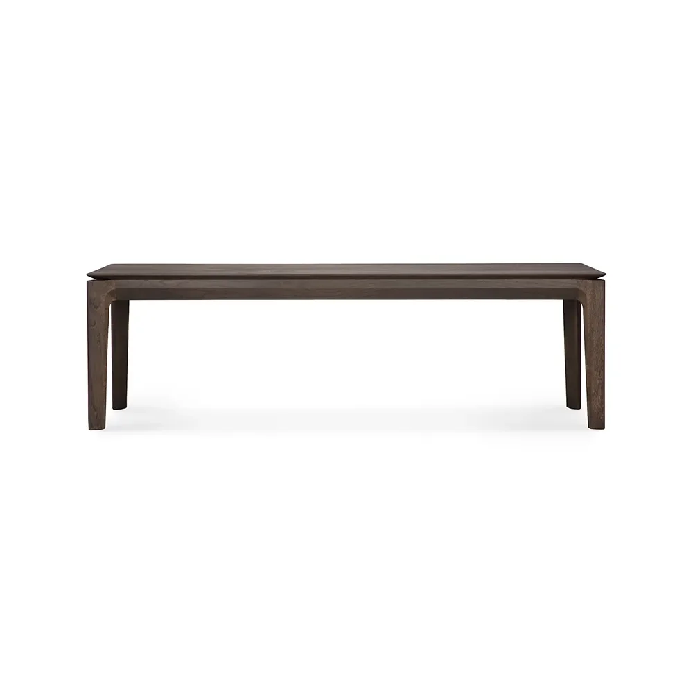 Ethnicraft, Bücherbank 35x166 cm Eiche braun lackiert