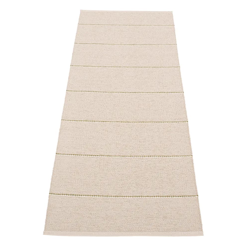 Pappelina, Lea teppich Linen/Pine/Vanilla 70 x 225 cm